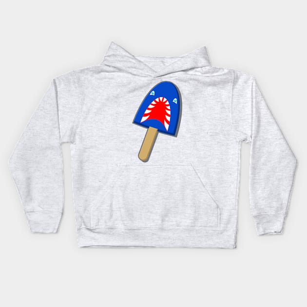 shark bubblegum ice cream pop Kids Hoodie by B0red